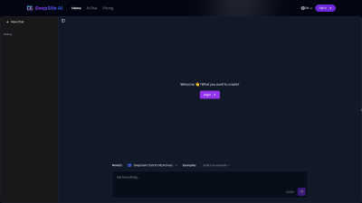 DeepSite AI - AI tool for E-commerce