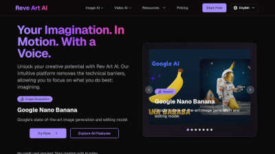 Reve Art AI - AI tool for Content Creation