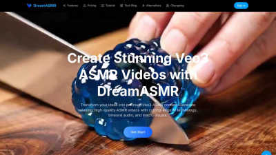 DreamASMR - AI tool for Audio & Music