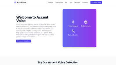 Accent Voice - AI tool for Education & Learning