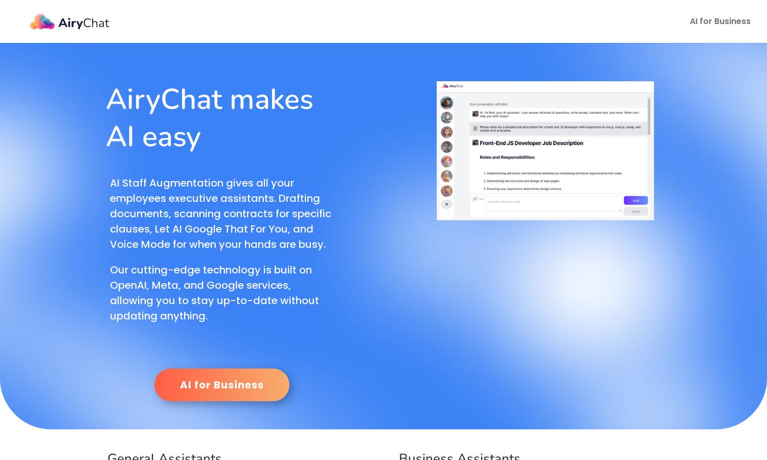 AiryChat Website