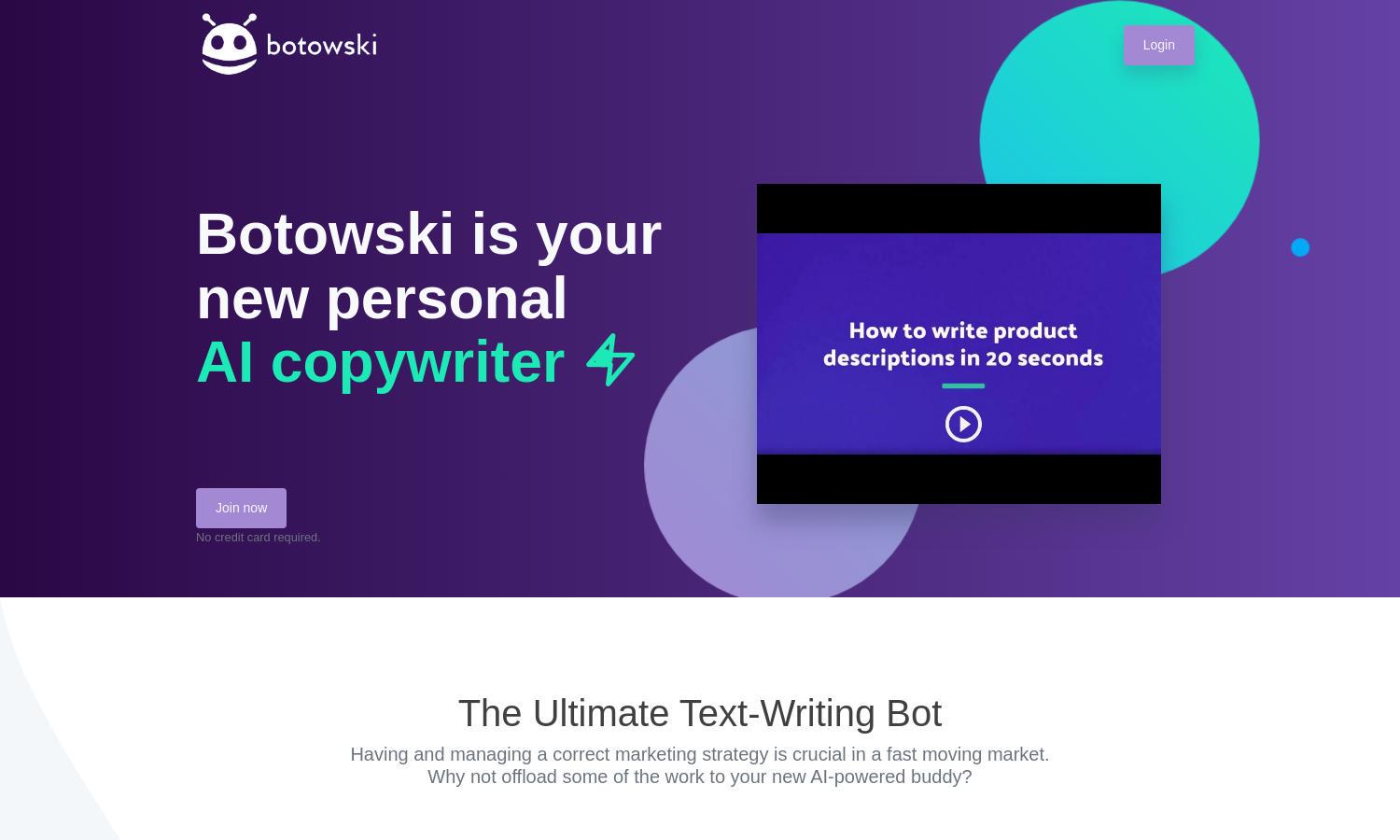 Botowski Website