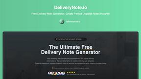 DeliveryNote.io - product for productivity