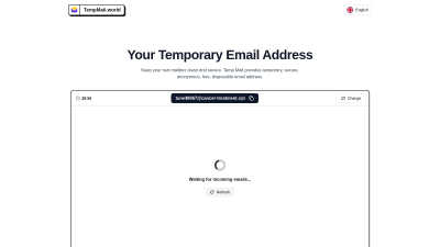 Tempmail.world - AI tool for Email Tools