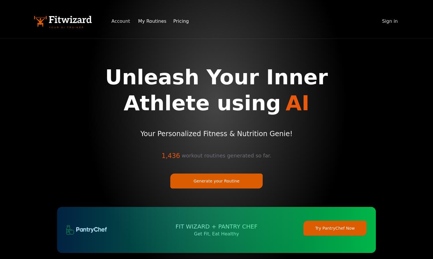 FitWizard Website