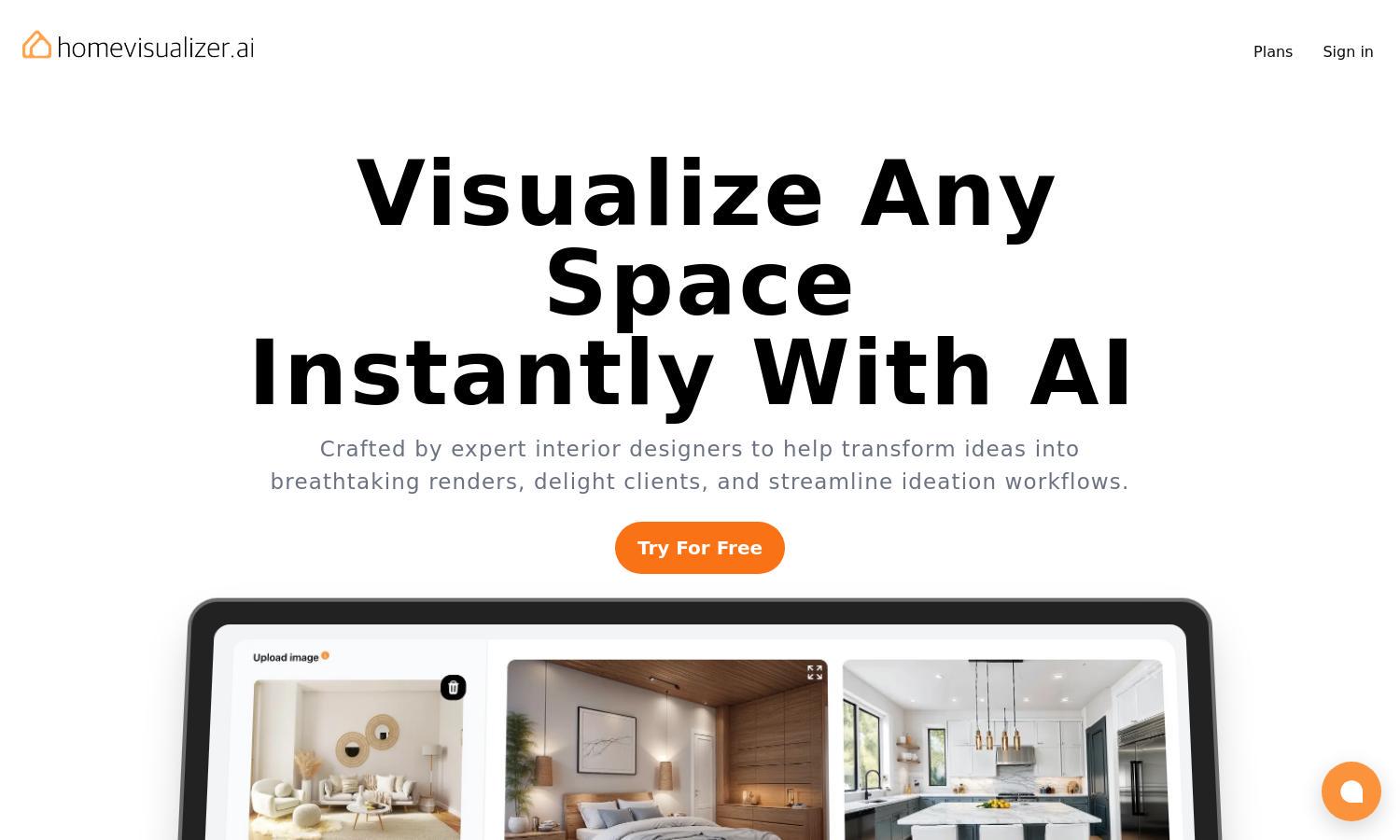 Home Visualizer AI Website