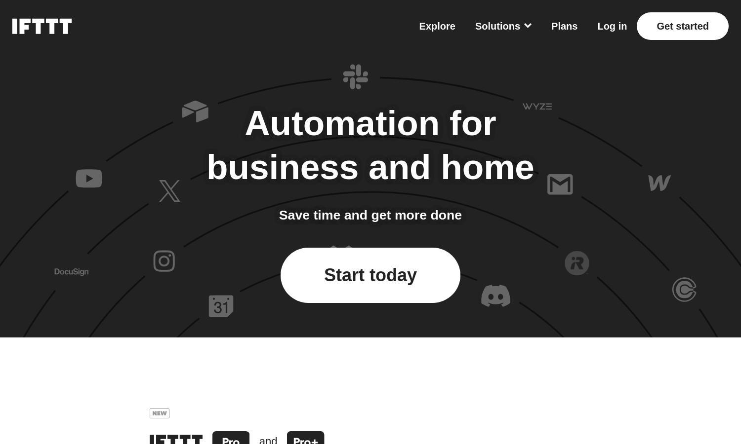 IFTTT Website