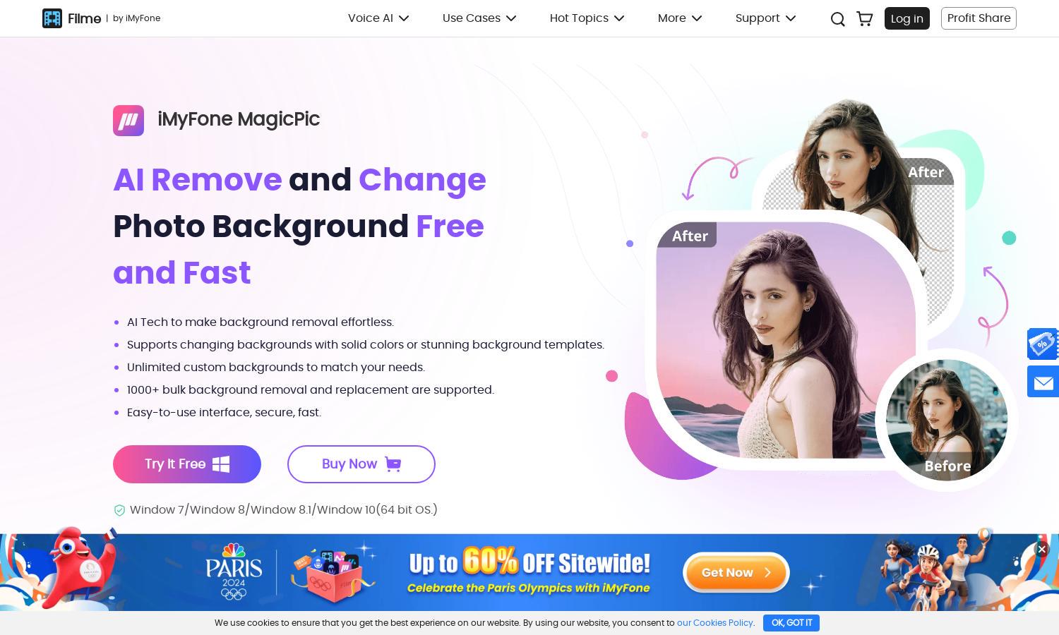 iMyFone MagicPic Website