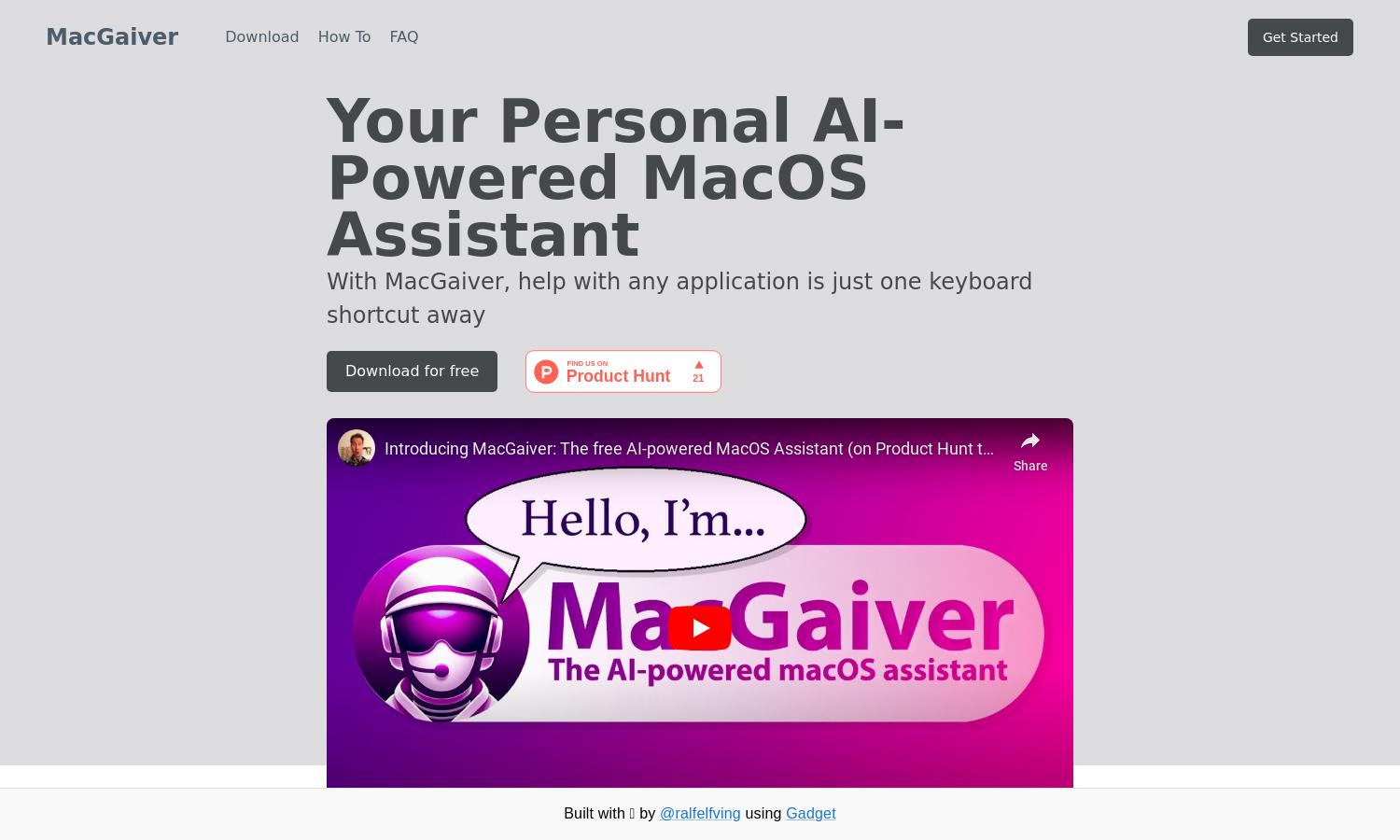 MacGaiver Website