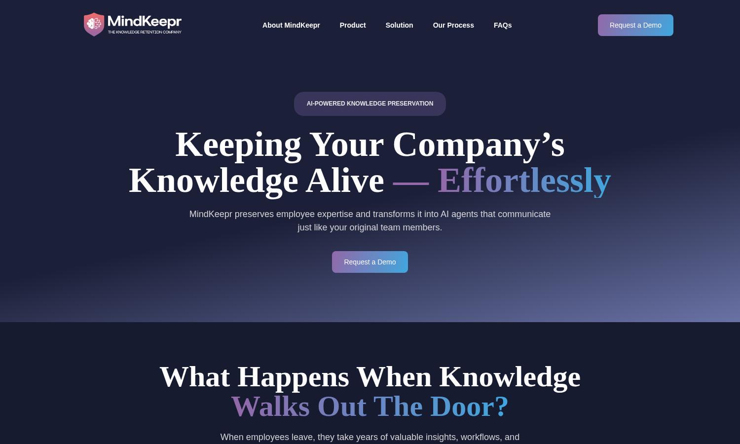MindKeepr Website