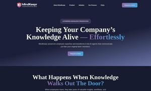 MindKeepr Website