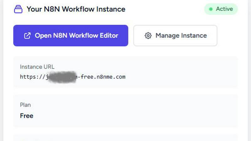 N8Nme.com application interface and features