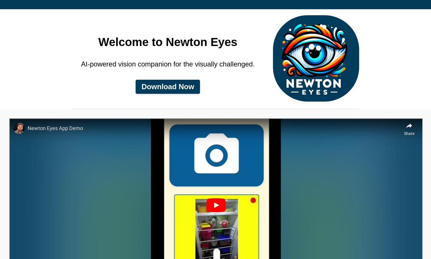 Newton Eyes Website