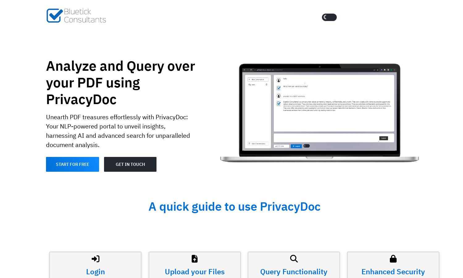 PrivacyDoc Website