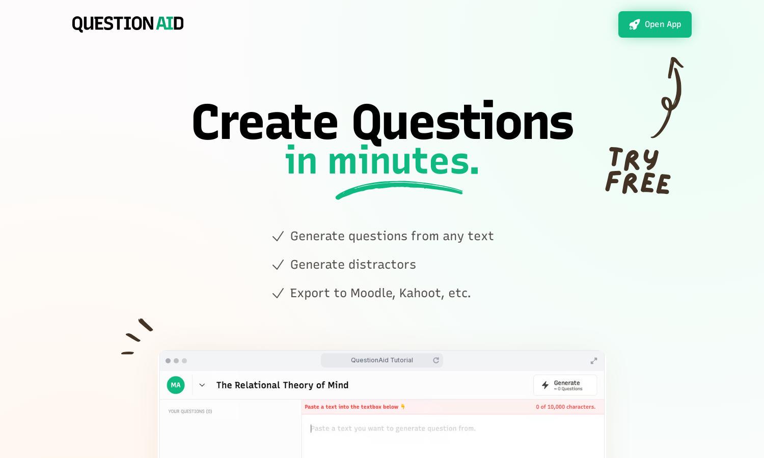 QuestionAid Website