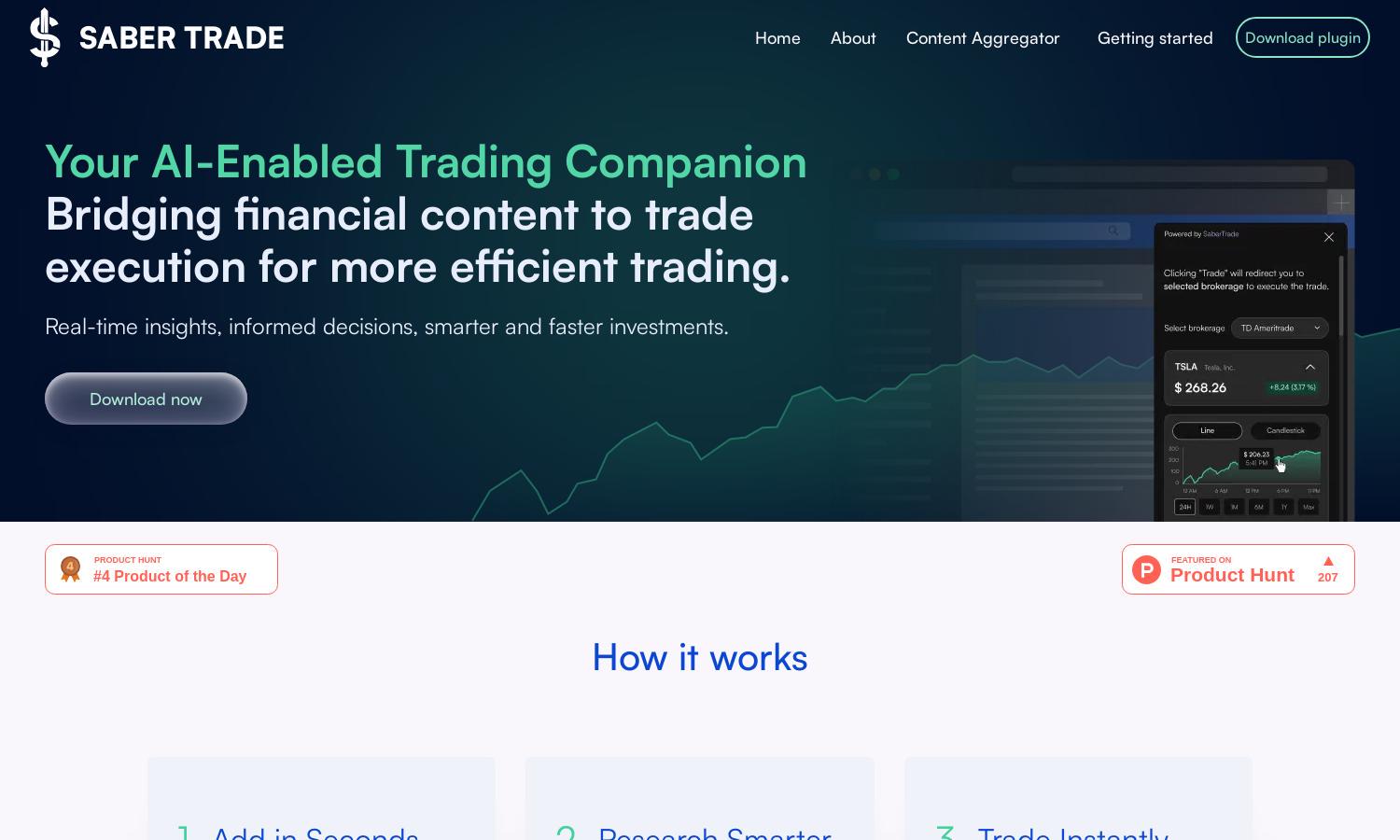 SaberTrade Website