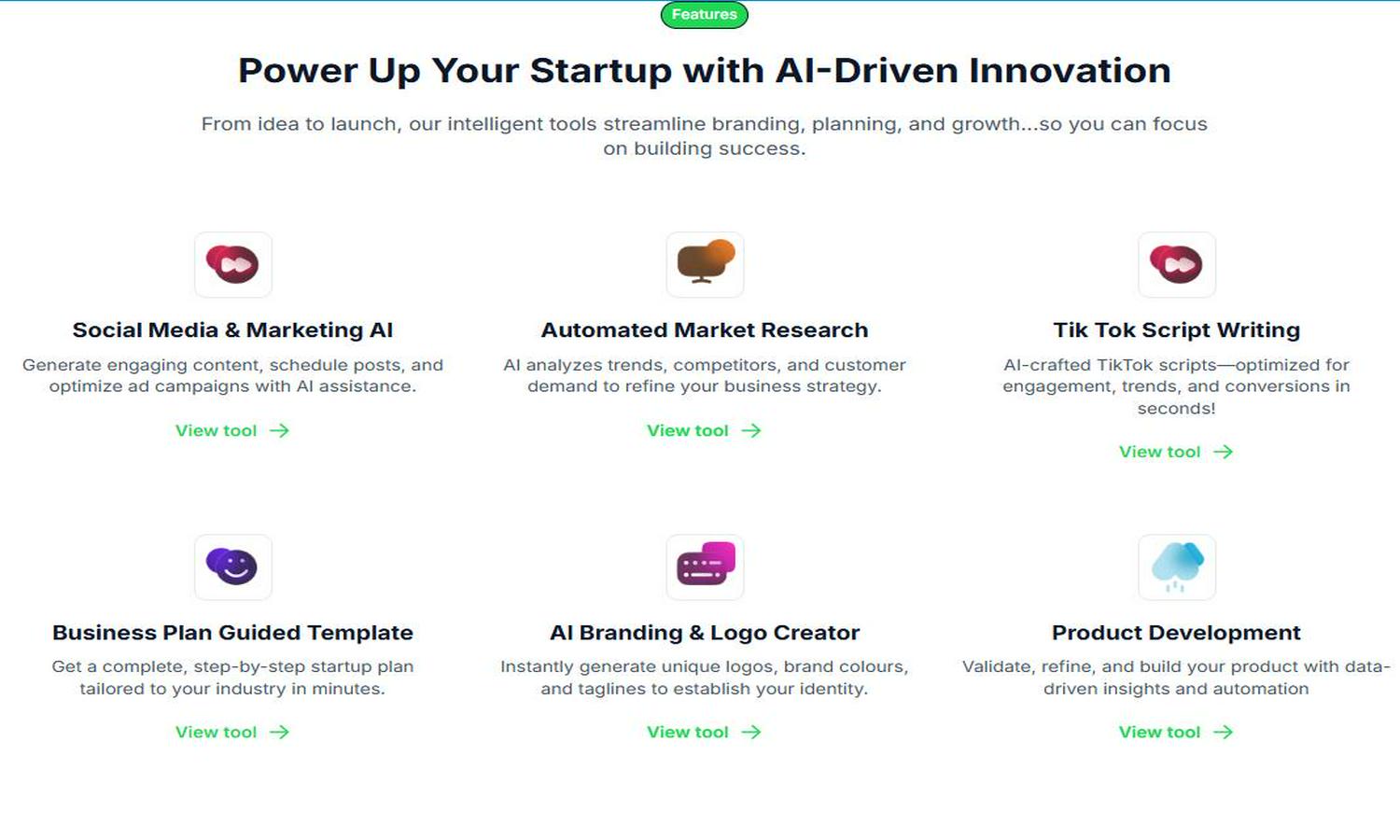 Sage Startups Website